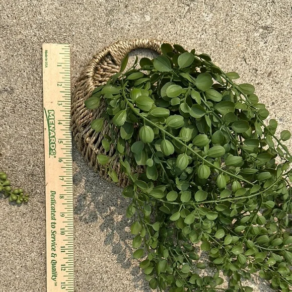 Hobby Lobby Black and Green Wall Planter Set - Picture 3 of 3